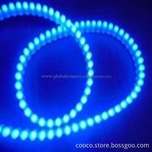 Blue Flexible LED Strip Light with High-brightness, CE/RoHS Mark and Two Years Warranty